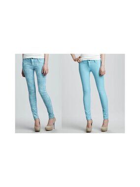 BLEULAB Reversible Detour Legging Gelato Turquoise Teal NWT 26 27